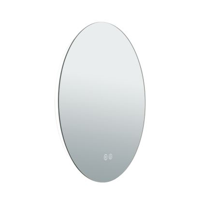 LED Bagno heated muro specchio con un retroilluminazione FOCUS LED/18W/230V 3000/4200/6000K diametro 45 cm IP44