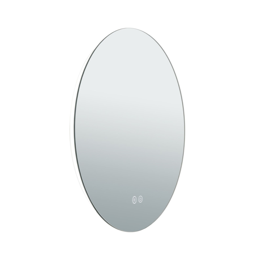 LED Bagno heated muro specchio con un retroilluminazione FOCUS LED/18W/230V 3000/4200/6000K diametro 45 cm IP44