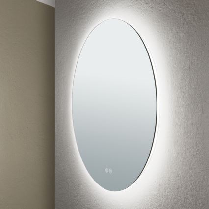 Miroir mural de salle de bain avec rétro-éclairage FOCUS LED/25W/230V 3000/4200/6000K d. 60 cm IP44