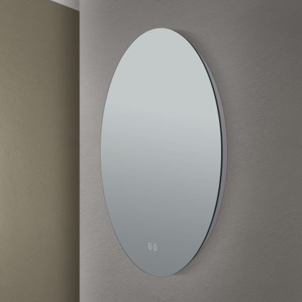 Miroir mural de salle de bain avec rétro-éclairage FOCUS LED/25W/230V 3000/4200/6000K d. 60 cm IP44