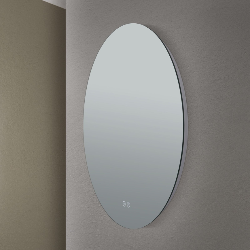 Miroir mural de salle de bain avec rétro-éclairage FOCUS LED/25W/230V 3000/4200/6000K d. 60 cm IP44