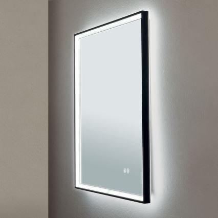 LED Bagno heated muro specchio con un retroilluminazione FRAME LED/48W/230V 3000/4000/6000K 60x45 cm IP44