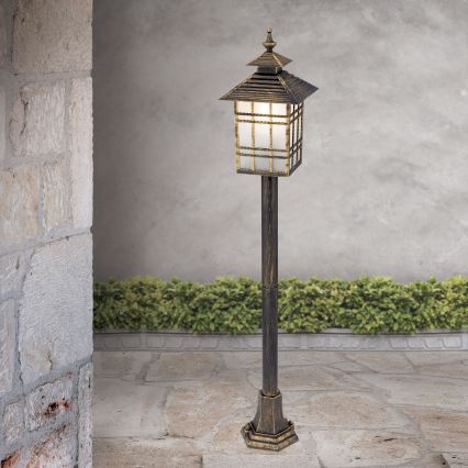 Lampada da esterno KIKO 1xE27/11W/230V IP44 bronzo/patina