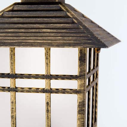 Lampada da esterno KIKO 1xE27/11W/230V IP44 bronzo/patina