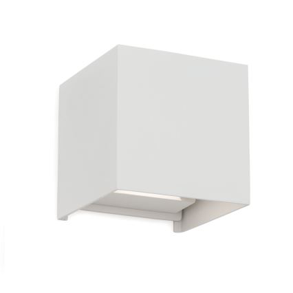 Applique murale extérieure LED CUBE 2xLED/3W/230V IP54 blanc
