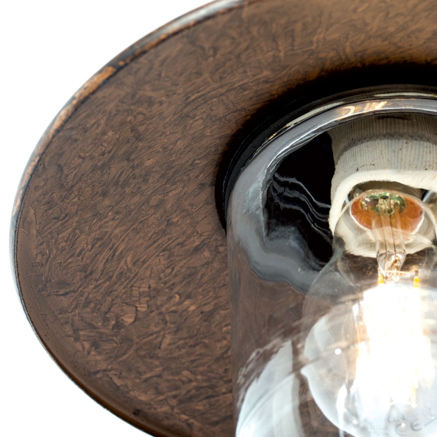 Outdoor-Wandleuchte LEONIE 1xE27/60W/230V IP44 bronzen