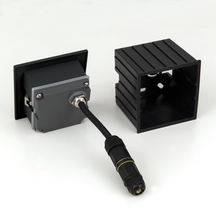 Lampada da incasso LED LORO LED/2W/230V IP65 nero