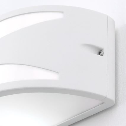 Applique da esterno SHELL 1xE27/40W/230V IP54 bianca