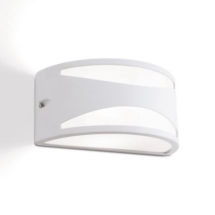 Applique murale d'extérieur SHELL 1xE27/40W/230V IP54 blanche