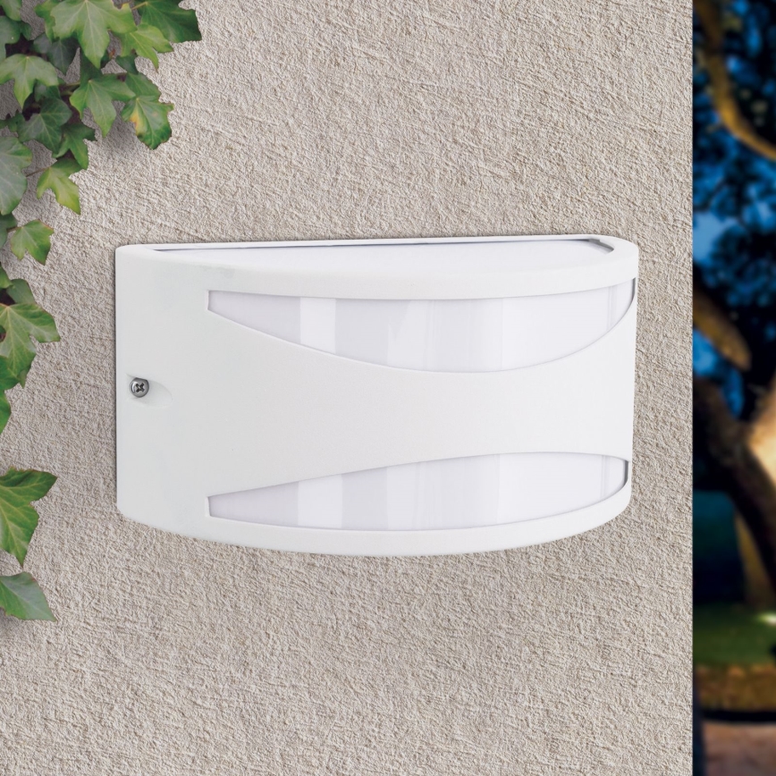 Applique murale d'extérieur SHELL 1xE27/40W/230V IP54 blanche