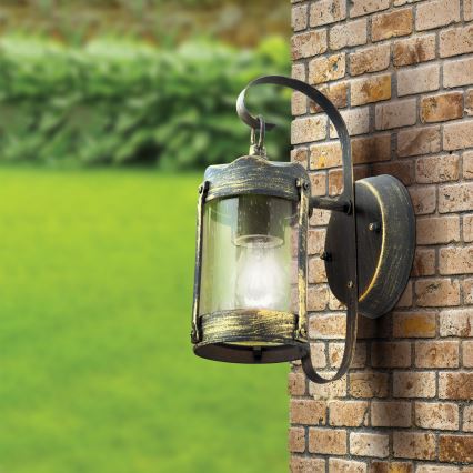 Applique murale d'extérieur TAVERNA 1x E27/60 W/230 V IP23 bronze/patine