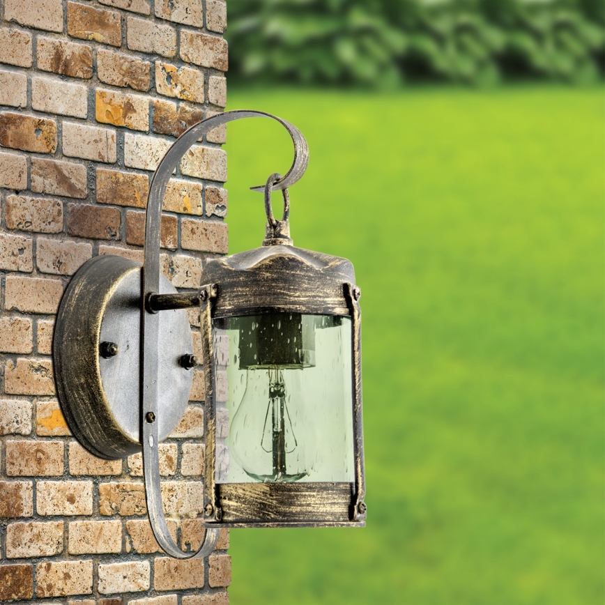 Applique murale d'extérieur TAVERNA 1x E27/60 W/230 V IP23 bronze/patine