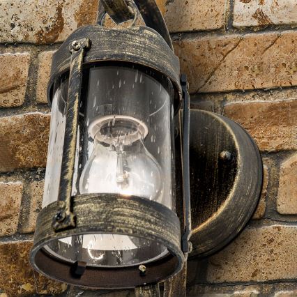 Applique murale d'extérieur TAVERNA 1x E27/60 W/230 V IP23 bronze/patine