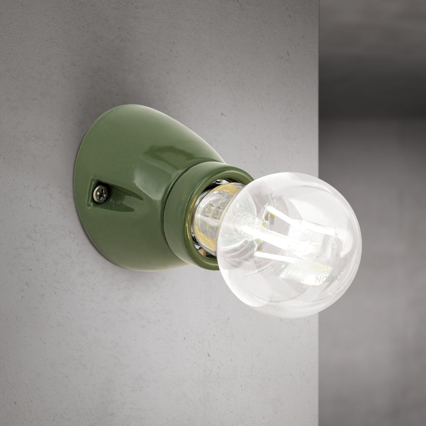 Applique murale FROST 1xE27/60W/230V verte