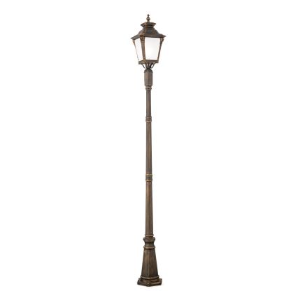 Außenleuchte AIKO 1xE27/60W/230V 240 cm IP23 Bronze/Patina