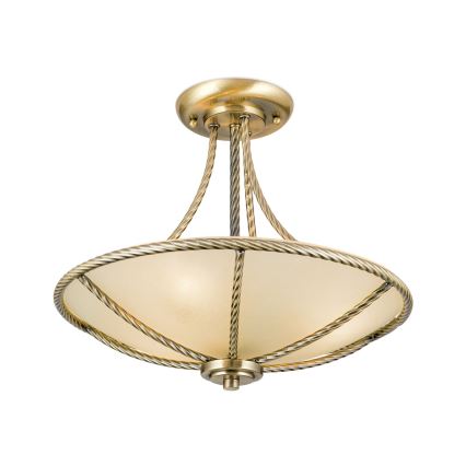 Deckenleuchte an Stange MAURO 3xE27/60W/230V d 42 cm bronzen