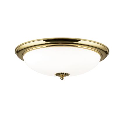 Deckenleuchte EMPIRA 3xE27/40W/230V Ø 48 cm goldfarben