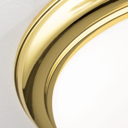 Deckenleuchte EMPIRA 3xE27/40W/230V Ø 48 cm goldfarben