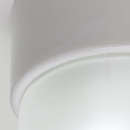 Deckenleuchte OSTIA 1xE27/40W/230V Ø 9,8 cm weiß