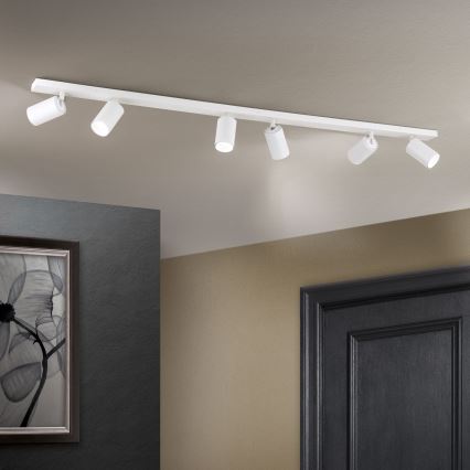 Spotleuchte SEAN 6xGU10/13W/230V weiß