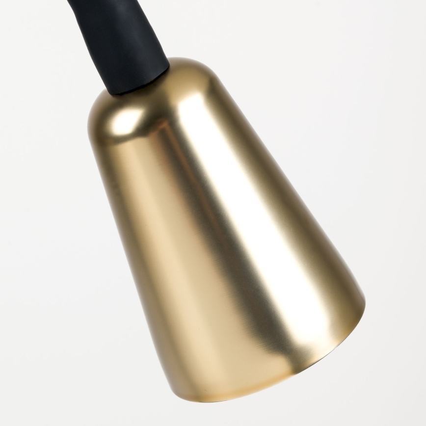 Dimmbare flexible Tischlampe DOTTY 1xGU10/10W/230V schwarz/Messing