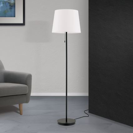 Stehleuchte LUDWIG 1xE27/40W/230V weiß/schwarz