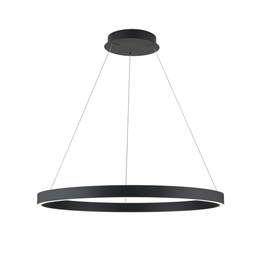 LED-dimmbare Pendelleuchte an Kabel KOLK LED/80W/230V 2700/3000/4000K Ø 80 cm schwarz