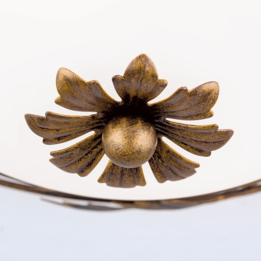 Plafonnier FLEUR 2xE27/60W/230V d. 40 cm bronze