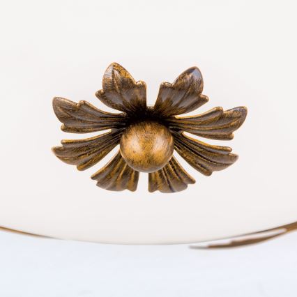 Plafonnier FLEUR 3xE27/60W/230V d. 50 cm bronze