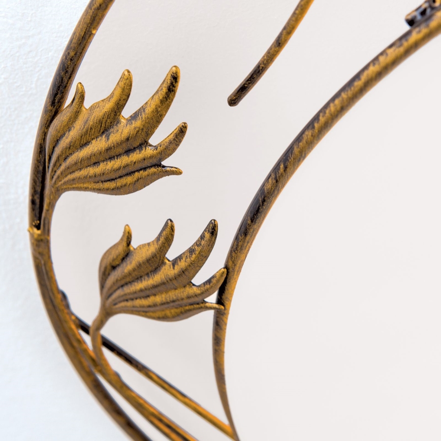Plafonnier FLEUR 3xE27/60W/230V d. 50 cm bronze