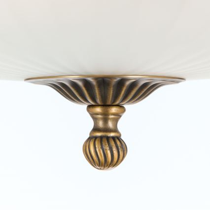 Aufbauleuchte ROCCA 4xE27/60W/230V d 43 cm bronzen/weiß