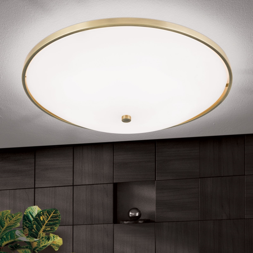 Plafonnier AIDA 5xE27/60W/230V d. 56,5 cm laiton
