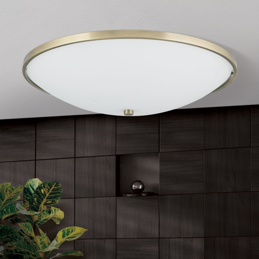 Plafonnier AIDA 5xE27/60W/230V d. 56,5 cm laiton