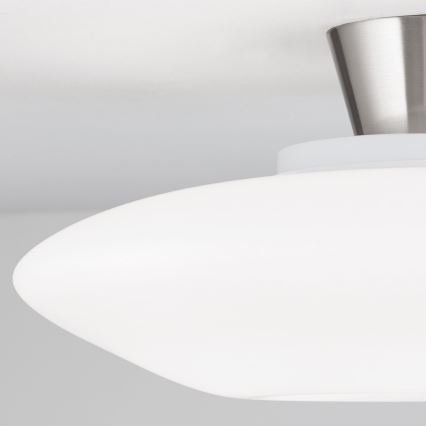 Plafoniera BLANC 2xE27/60W/230V diametro 49 cm cromo opaco
