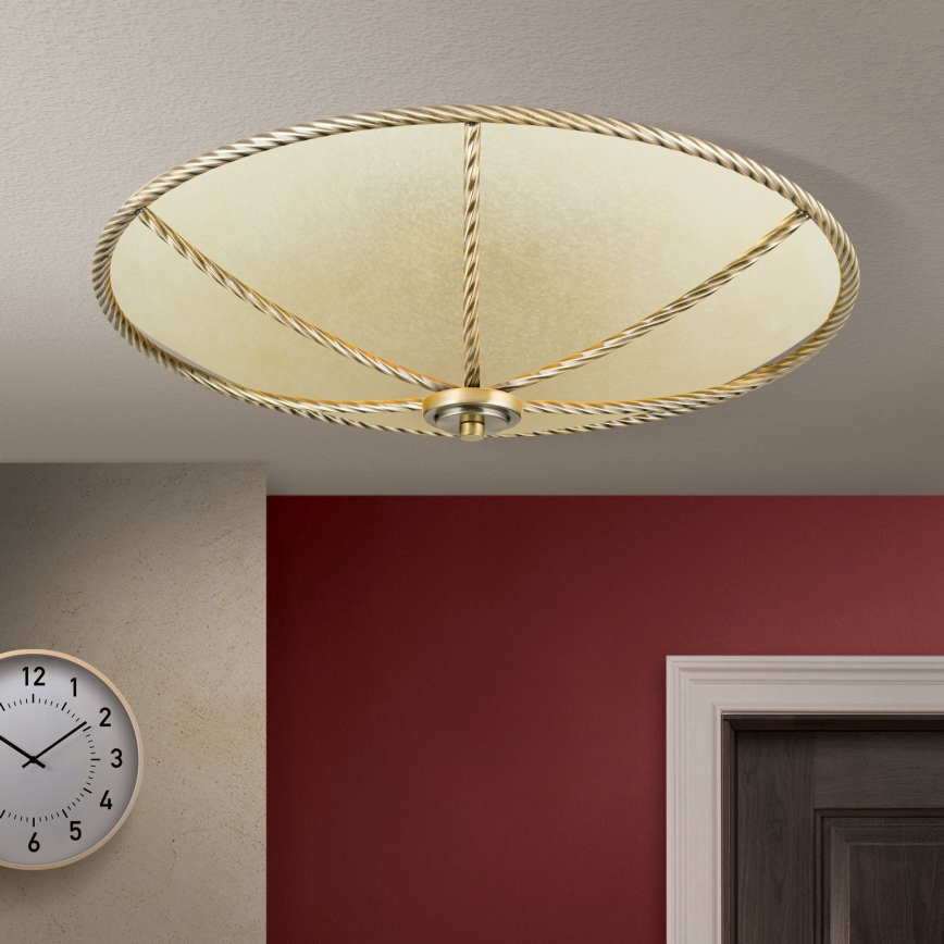 Deckenleuchte MAURO 5xE27/60W/230V d 56 cm bronzen