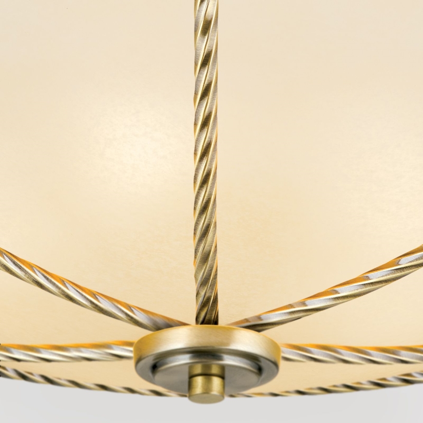 Deckenleuchte MAURO 5xE27/60W/230V d 56 cm bronzen