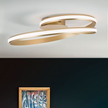 Plafonnier à intensité variable CIRCUS LED/30W/230V doré
