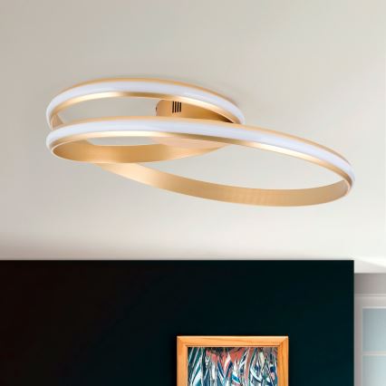 Plafonnier à intensité variable CIRCUS LED/30W/230V doré