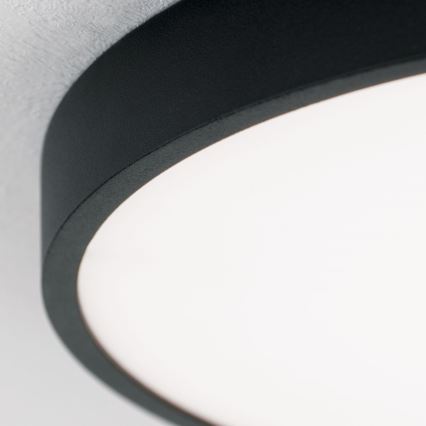 Plafoniera LED BULLY LED/28W/230V diametro 28 cm nero