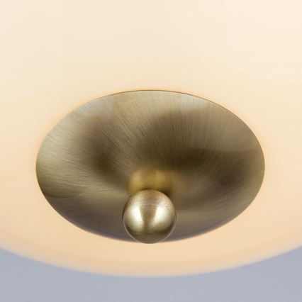 Plafoniera AUSTRIAN OLD LAMP 3xE27/60W/230V diametro 50 cm bronzo/beige
