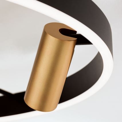 Plafonnier à intensité variable BERLIN LED/50W/230V noir/doré