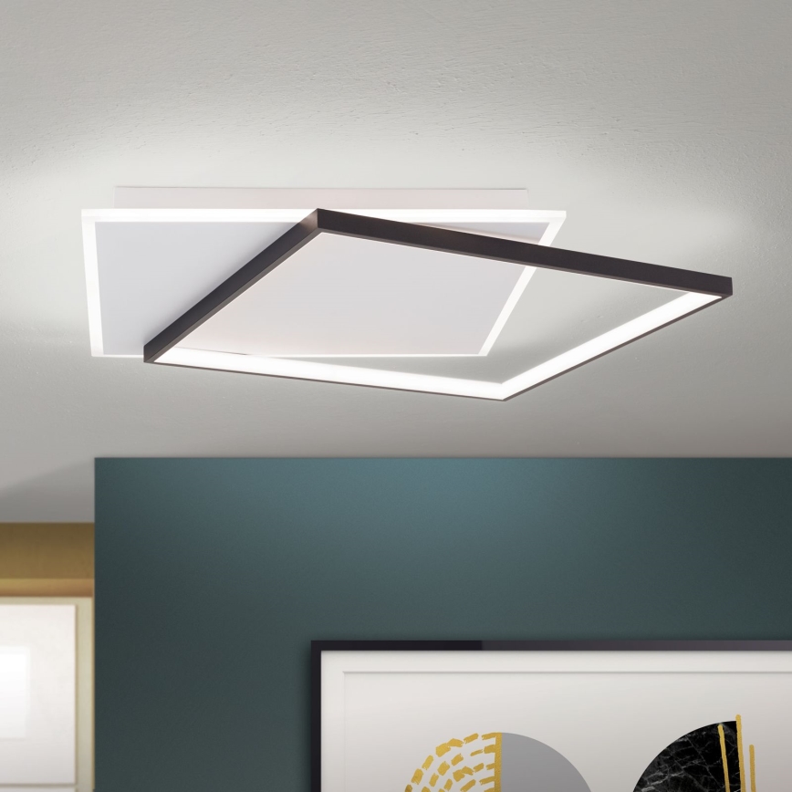 Lampada da soffitto dimmerabile a LED EMANUEL LED/50W/230V bianco/nero
