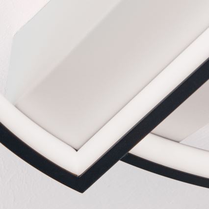 Plafoniera LED dimmerabile OLGA LED/28W/230V nero/bianco