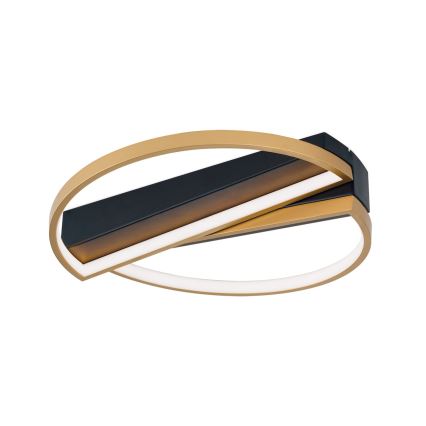 Plafoniera LED dimmerabile OLGA LED/28W/230V oro/nero