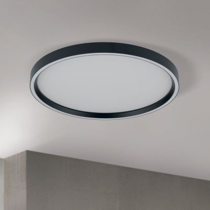 Lampada da soffitto dimmerabile LED MASCA LED/36W/230V 2700/3350/4000K diam. 40 cm nero