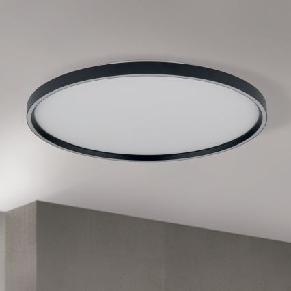 Plafoniera LED dimmerabile MASCA LED/47W/230V 2700/3350/4000K diam. 60 cm nero