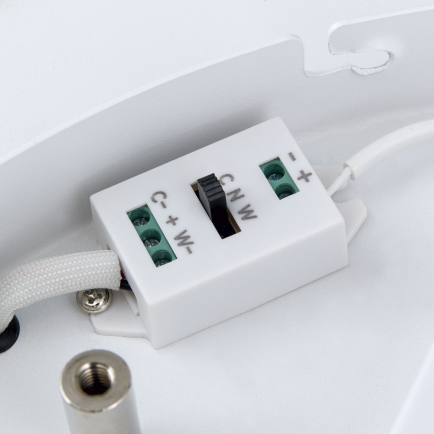 Plafoniera LED dimmerabile MASCA LED/47W/230V 2700/3350/4000K diametro 60 cm bianco