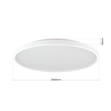 Plafoniera LED dimmerabile MASCA LED/47W/230V 2700/3350/4000K diametro 60 cm bianco