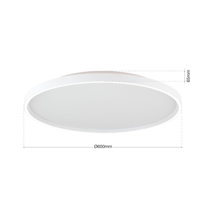 Plafoniera LED dimmerabile MASCA LED/47W/230V 2700/3350/4000K diametro 60 cm bianco