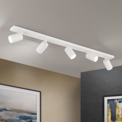 Faretto SEAN 5xGU10/13W/230V bianco